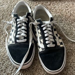 checkered vans
